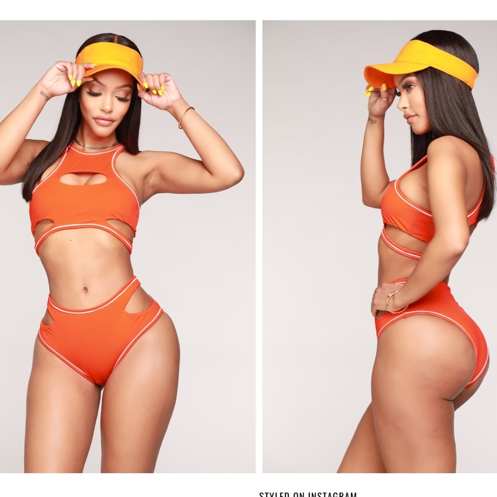 Fashion Nova - Orange Layla Bikini